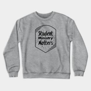 Student Ministry Matters Black Logo Crewneck Sweatshirt